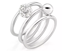 Anello Morellato Donna Luminosa in Acciaio Zirconia MSAET09014 - SAET09012